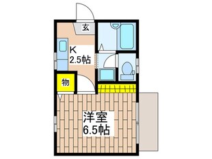 ジョリメゾン鵠沼の物件間取画像